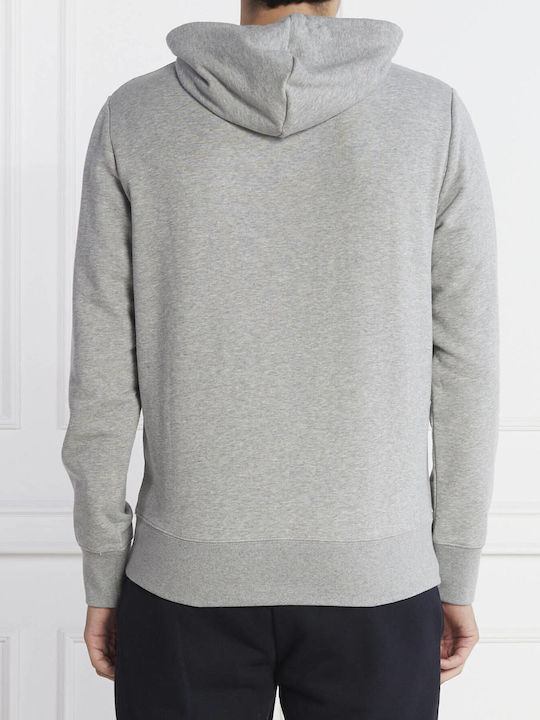 Gant Men's Sweatshirt with Hood Grey Melange