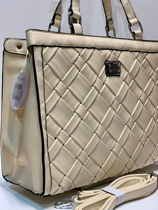 Women's Bag Shoulder Beige
