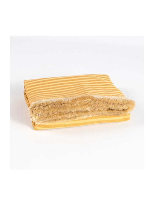 Linea Interiors Ριχτάρι Πολυθρόνας 200x200εκ. Mustard