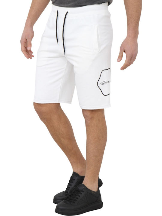 Men's Athletic Shorts White
