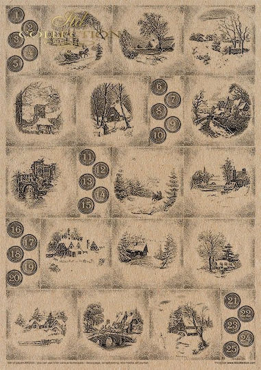 ITD Collection Χαρτί Decoupage