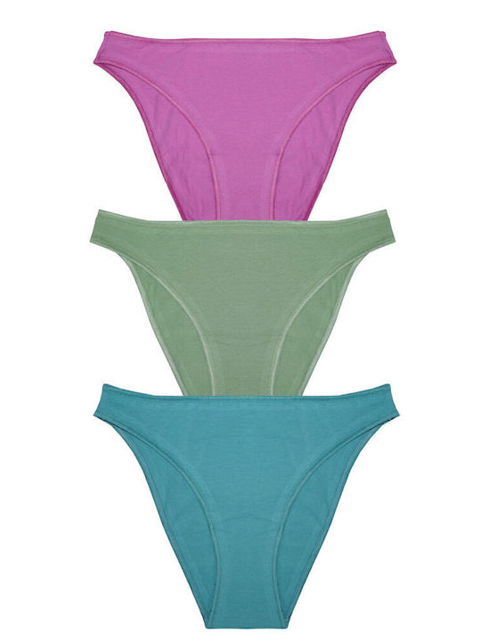 Rio Βαμβακερά Γυναικεία Slip 3Pack