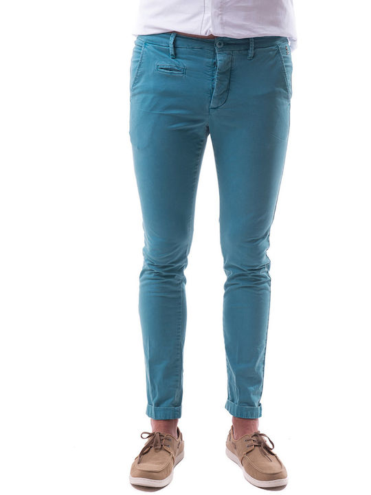 Pantaloni Chino Albastru