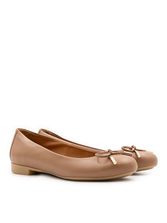 Rolling Steps Shoes Leather Ballerinas Brown