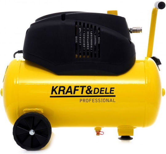 Kraft & Dele Single-Phase Air Compressors with Power 1.5hp and Airtank 24lt KD1416