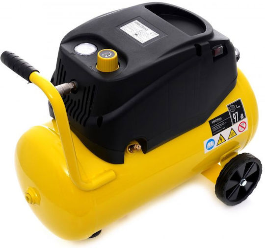 Kraft & Dele Single-Phase Air Compressors with Power 1.5hp and Airtank 24lt KD1416