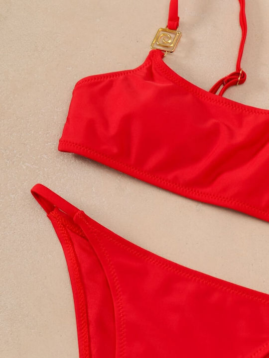 Gigi Set Bikini Τριγωνάκι Κόκκινο