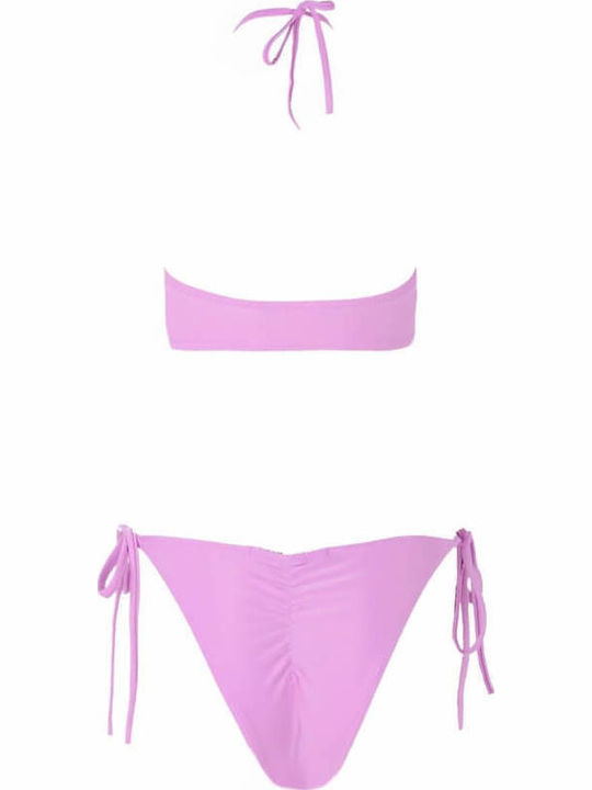 Gigi Set Bikini Τριγωνάκι Λιλά
