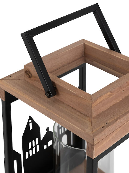 ECD Germany Christmas Wood Brown Lantern
