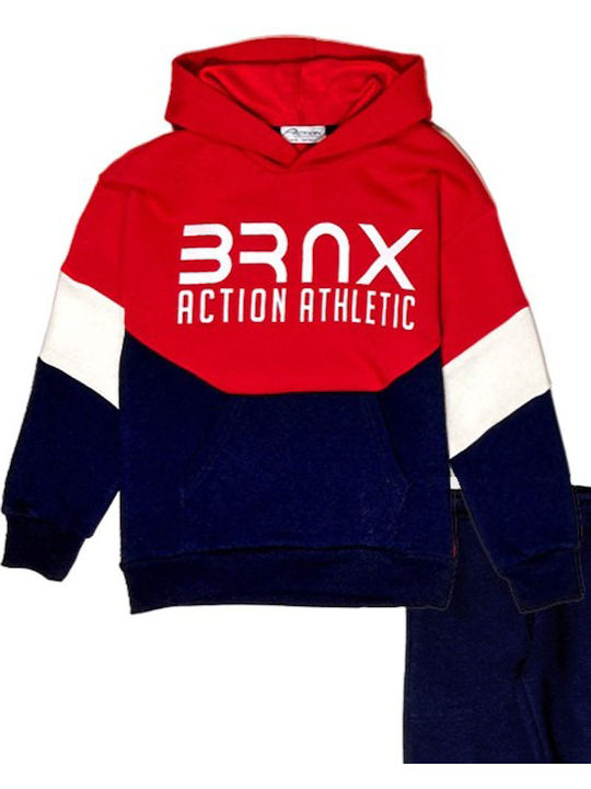 Action Sportswear Kids Sweatpants Set Red 2pcs