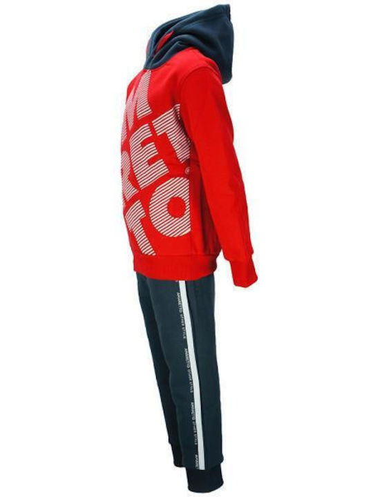 Amaretto Kids Sweatpants Set Red 2pcs