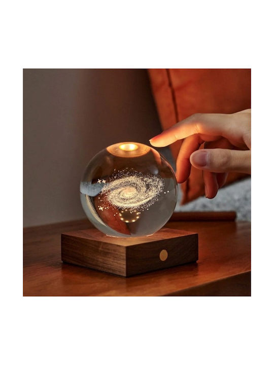 Gingko Διακοσμητικό Φωτιστικό Light LED Θερμό Λευκό Crystal Ball 8x3εκ.