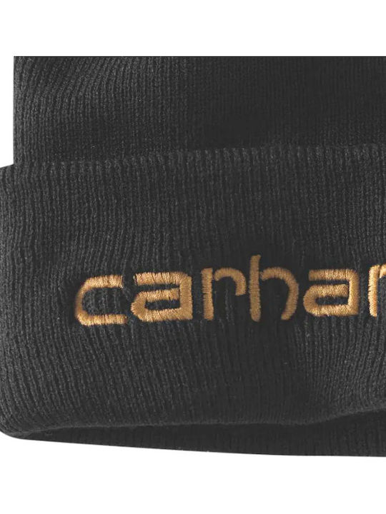 Beanie Unisex Beanie Knitted in Black color