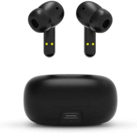 Energy Sistem Travel 6 In-ear Bluetooth Handsfree Ακουστικά με Θήκη Φόρτισης Μαύρα