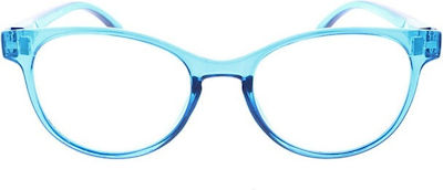 Michael Pachleitner Group Reading Glasses +2.50 in Light Blue color KLH156-3