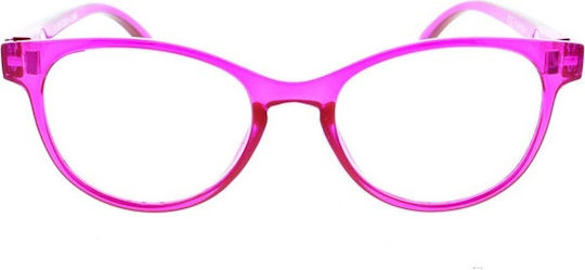 Michael Pachleitner Group Clip On Ochelari De Citit +3.50 În Culoare Ramă Fuchsia KLH156-1