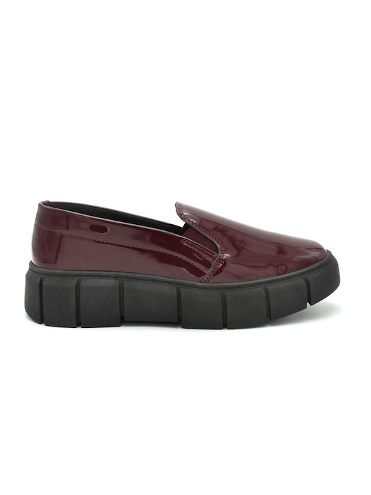 Beira Rio 4221-1880-434 Women's Slip-Ons Burgundy