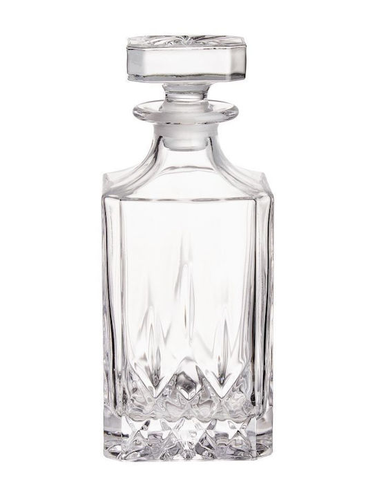 Butlers Crystal Club Kristall Karaffe zum Servieren Whiskey 18.8cm mit Verschluss Transparent 750ml 1Stück