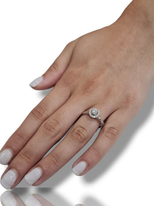 Mentzos Single Stone with Diamond
