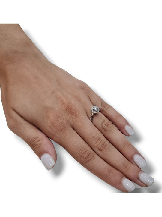 Mentzos Single Stone with Diamond