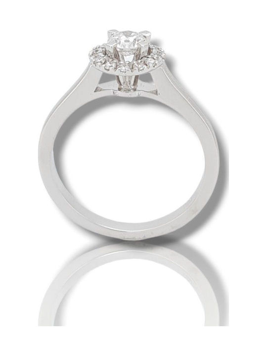 Mentzos Single Stone with Diamond