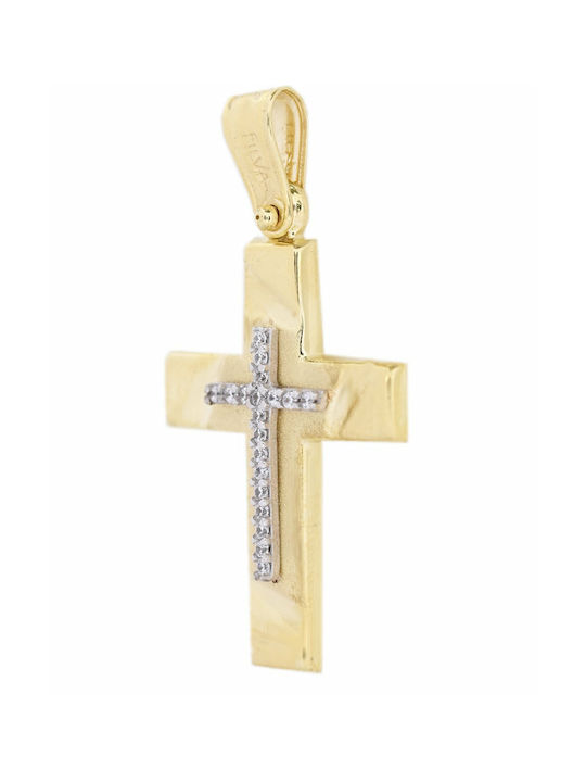 Savvidis Gold Kreuz 14K