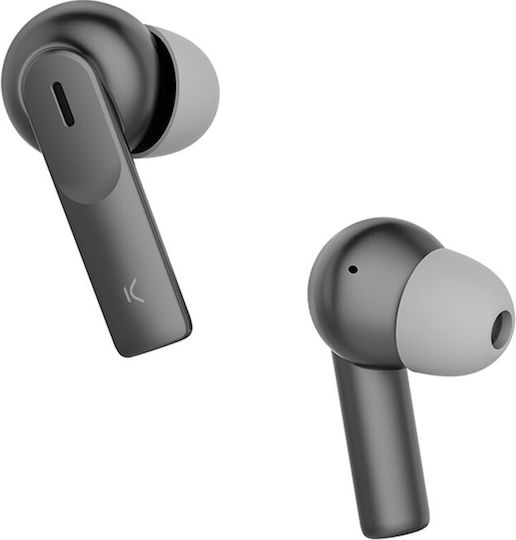 Ksix Meteor In-Ear Bluetooth-Freisprecheinrichtung Kopfhörer mit Ladeetui Schwarz