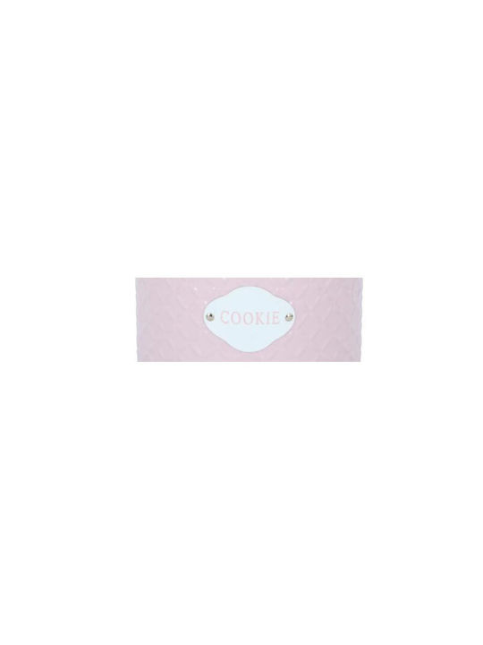 Metallic Cookie Jar Pink 16.7x16.7x17.6cm