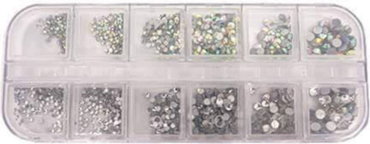 Set Case 2 Strass for Nails