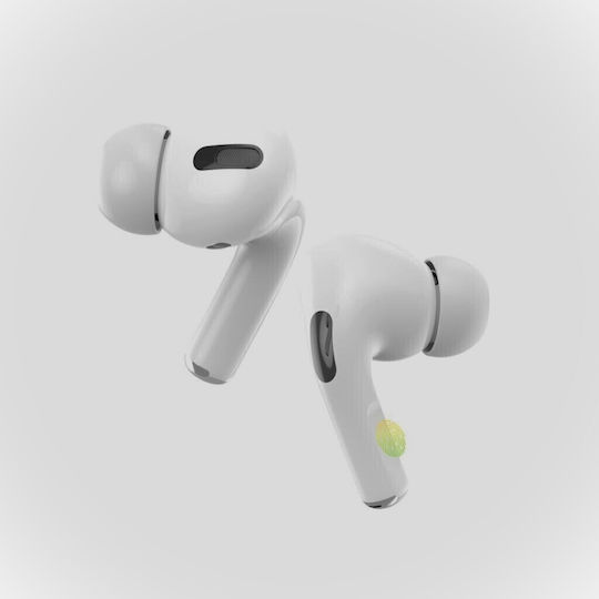 XO Q3 In-ear Bluetooth Handsfree Ακουστικά με Θήκη Φόρτισης Λευκά