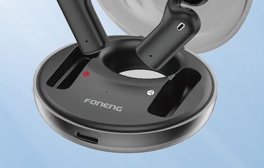 Foneng BL132 Open Ear Bluetooth Handsfree Căști cu Carcasă de Încărcare Negru