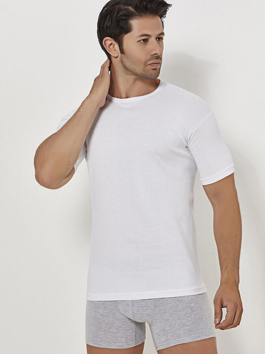 Herren Unterhemden Λευκό 1Packung