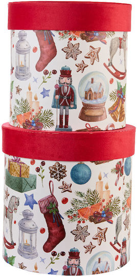 Arpimex Srl Weihnachtliche Stoff Figur Box Rot