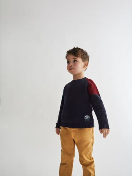 Kids' Chino Fabric Pants yellow-mustard