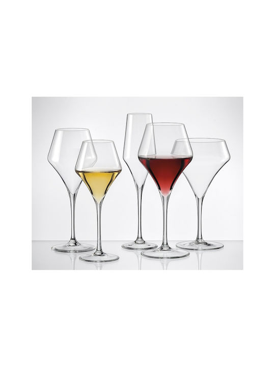 Rona Glass Set for Red Wine made of Glass Stacked 500ml 6pcs