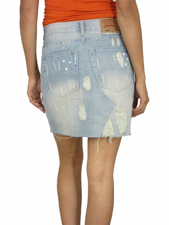 Denim Skirt Blue