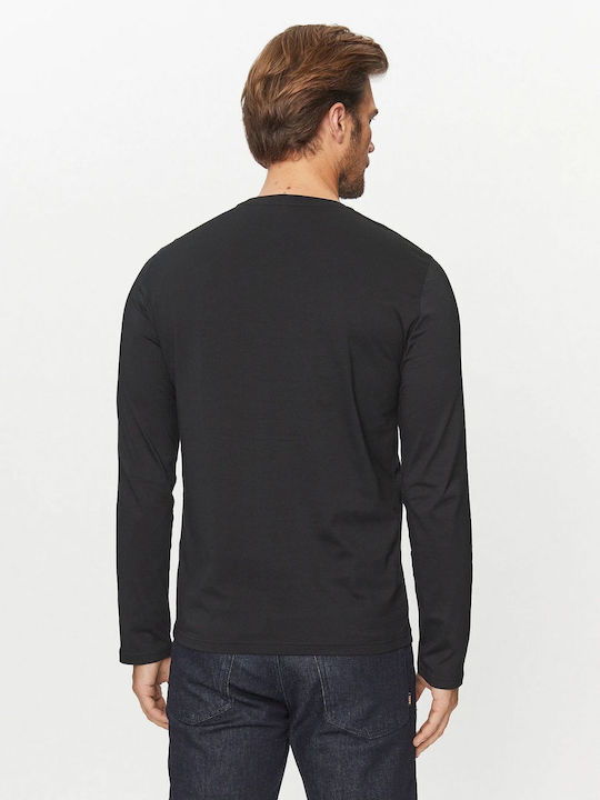 Emporio Armani Men's Long Sleeve Blouse BLACK