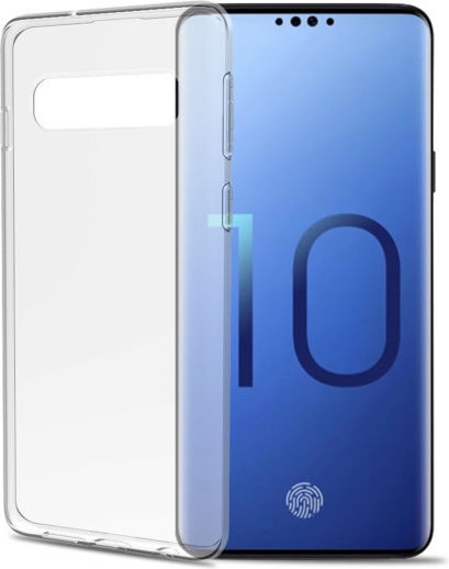 Celly Gelskin Back Cover Σιλικόνης Διάφανο (Galaxy S10+)