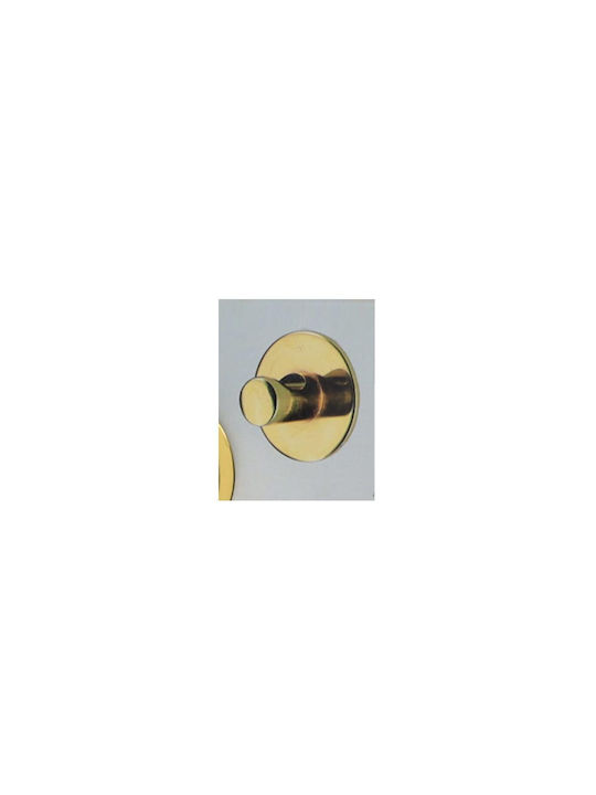 Single Wall-Mounted Bathroom Hook ​4.3x2.5cm Gold