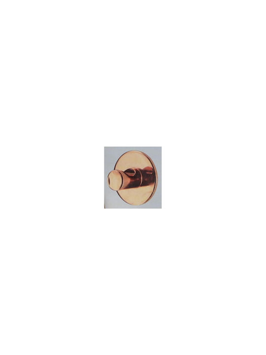 Single Wall-Mounted Bathroom Hook ​4.3x2.5cm Pink