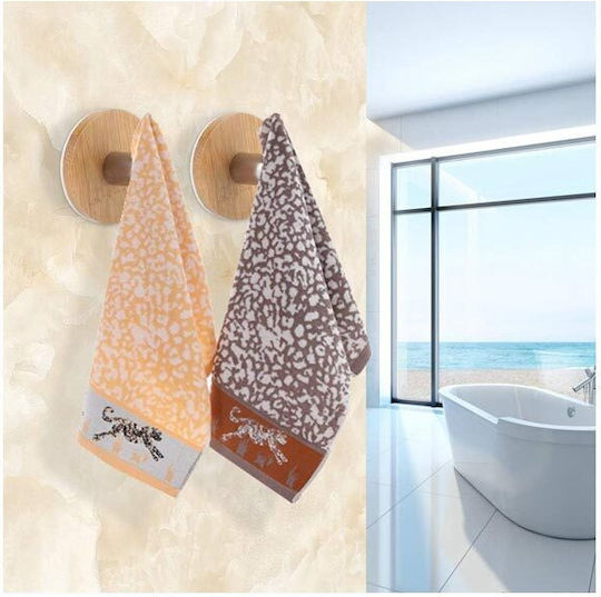 Single Wall-Mounted Bathroom Hook ​4.3x3.5cm Silver