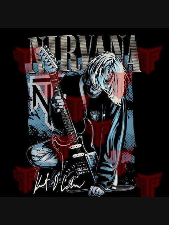 Takeposition Γυναικείο T-shirt με Στάμπα Nirvana Μαύρο