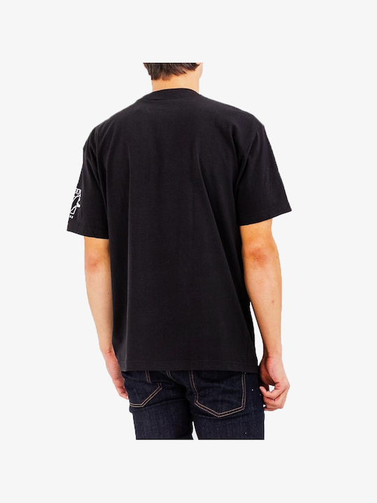 HUF X T-shirt Bărbătesc cu Mânecă Scurtă Black