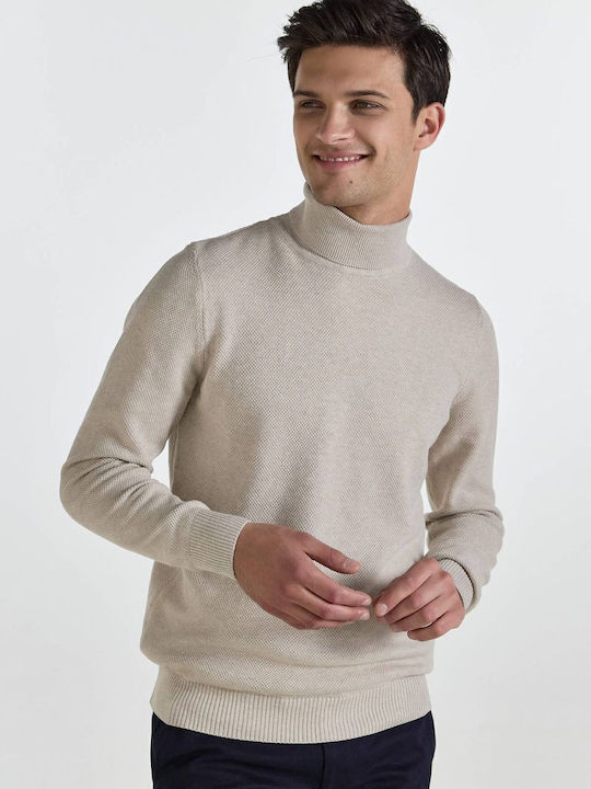 Langarm-Pullover Beige
