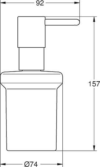 Grohe Essentials Dispenser Γυάλινο 160ml