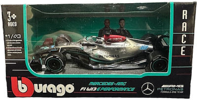 Bburago Formula 1 Mercedes AMG Petronas - W13 E Performance #44 Lewis Hamilton Spielzeugauto 1:43 Formel 1 für 3++ Jahre