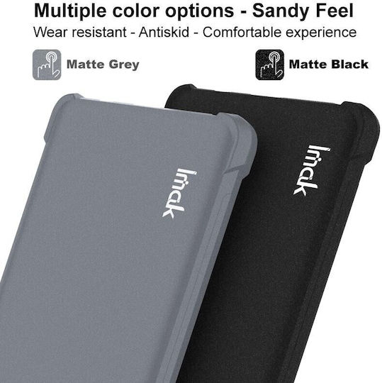 Imak Straight Edge Umschlag Rückseite Silikon Gray (Motorola Edge 40)