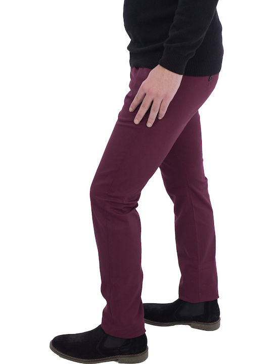 Premium Men's Trousers Bordeaux