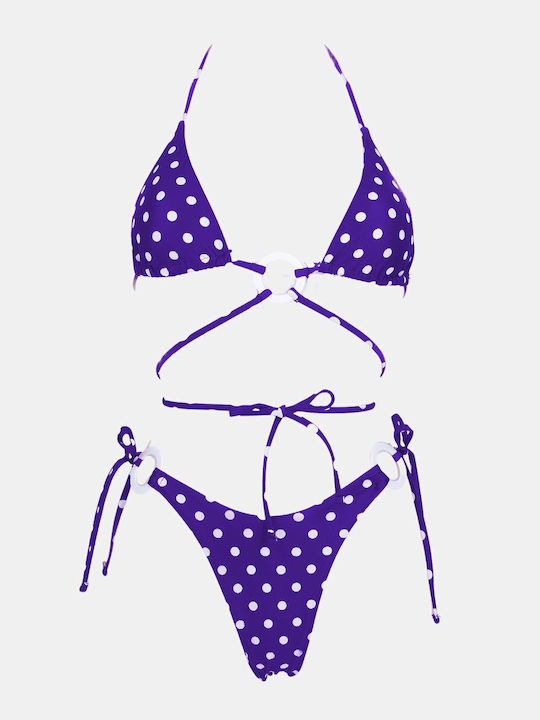 Set Bikini Τριγωνάκι & Brazil Πουά