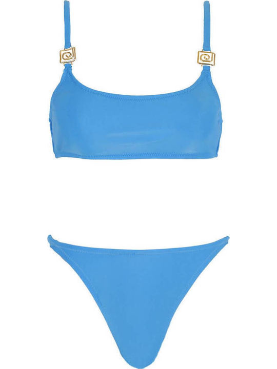 Gigi Set Bikini Τριγωνάκι Γαλαζιο